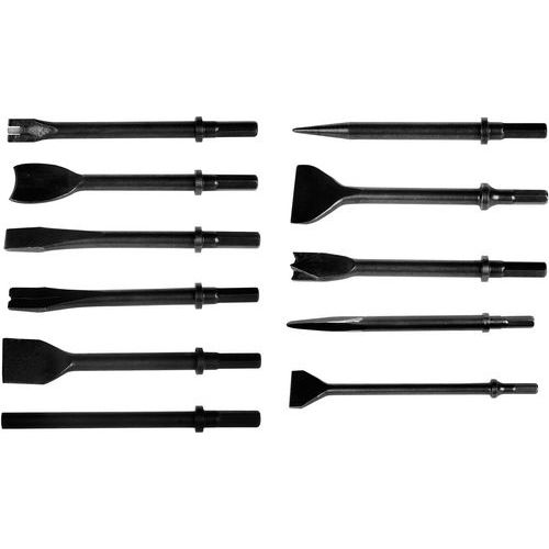 Burin coupe tole guide hexagonal 11 mm - Rodac