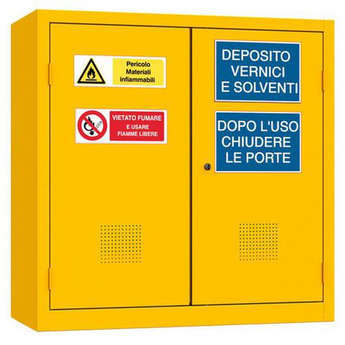 Armoire pour produits inflammables - Jaune - Armet