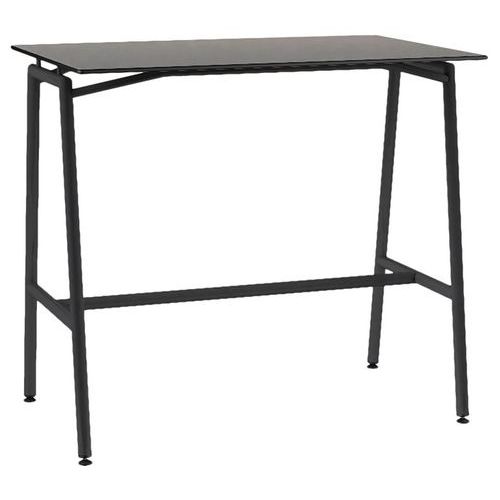 Mange-debout Ella rectangulaire hauteur 110 cm stratifié compact