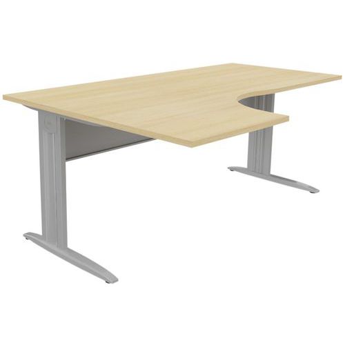 Bureau compact 90 degrés asymétrique L.180 cm Idol - Eol