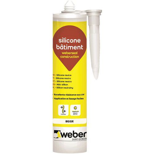 Mastic bâtiment - Weberseal construction - 300 mL Mastic bâtiment - Weberseal construction - 300 mL