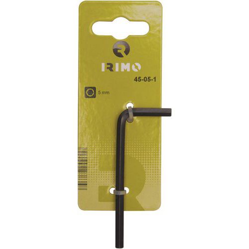 Clé mâle courte 6 pans clip suspension - Irimo