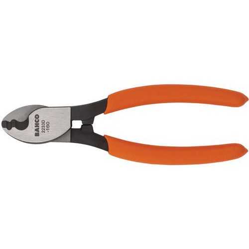 Coupe câble/pince à dénuder gainées - Bahco