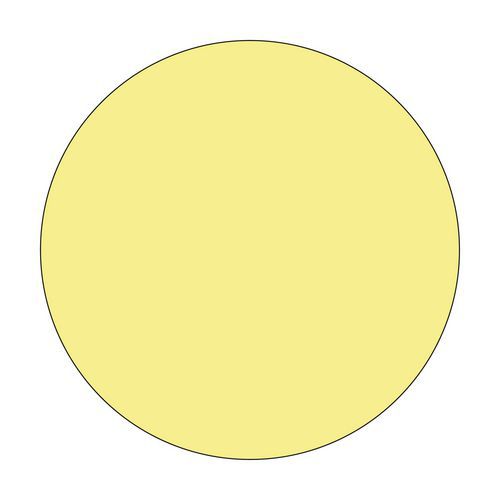 Adhésif de marquage au sol photoluminescent - Cercle - Systemtext