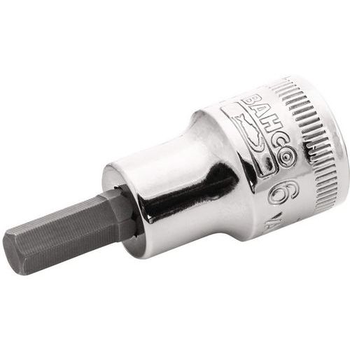 Douille tournevis 3/8 vis 6 pans sur carte - Bahco