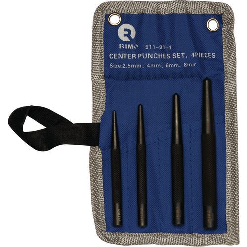 Jeu chasse-goupilles 4 pièces 2,5 à 8mm - Irimo Jeu chasse-goupilles 4 pièces 2,5 à 8mm - Irimo