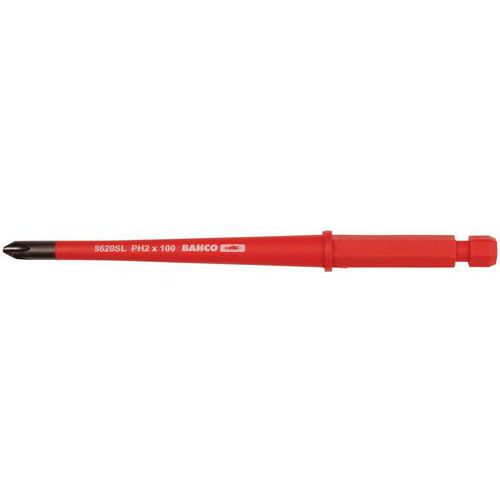 Lame interchangeable isolée à embout combi fente et PH - Bahco Lame interchangeable isolée à embout combi fente et PH - Bahco