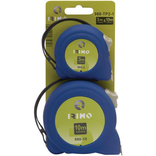 Lot 2 mètres rubans 3 mx16mm + 10 mx25mm - Irimo Lot 2 mètres rubans 3 mx16mm + 10 mx25mm - Irimo
