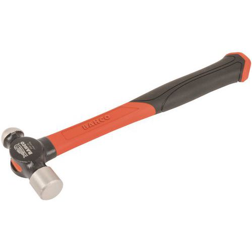 Marteau serrurier tête ronde manche fibre verre - Bahco