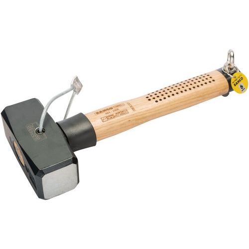 Massette manche bois hickory lanière sécurité - Bahco
