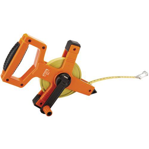 Mètre ruban long ruban acier et boîtier ouvert - Bahco