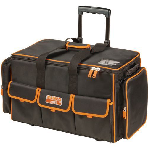 Sac à outils textile 73L sur roulettes poignée télescopique - Bahco Sac à outils textile 73L sur roulettes poignée télescopique - Bahco