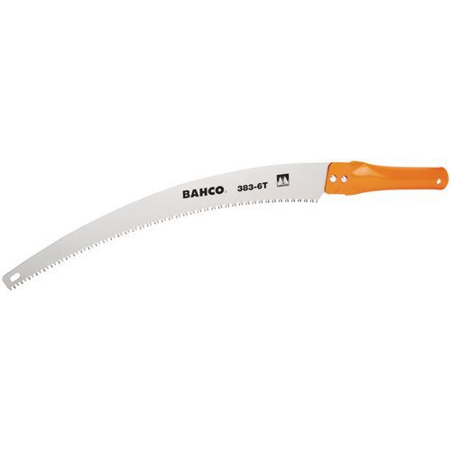 Scie arboricole pour perche réaffûtable et manche acier 360mm - Bahco