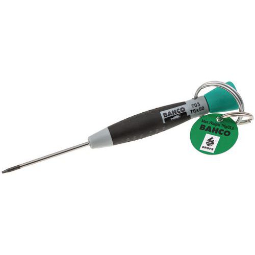 Tournevis précision vis Torx anneau sécurité acier inoxydable - Bahco