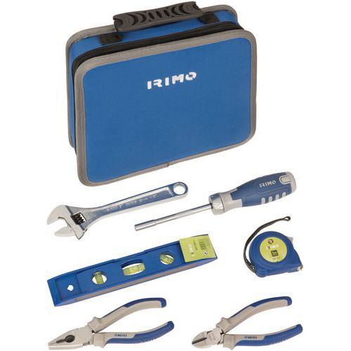 Trousse textile fermeture zip 18 outils - Irimo Trousse textile fermeture zip 18 outils - Irimo