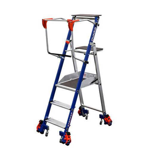 Plate-forme de mise en rayon STEPPER - 1 à 4 marches - Duarib