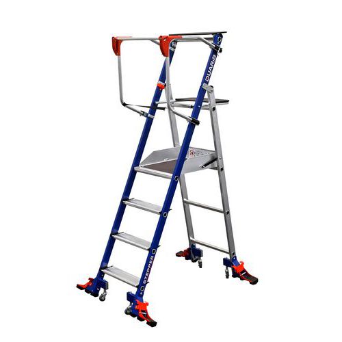 Plate-forme de mise en rayon STEPPER - 1 à 4 marches - Duarib
