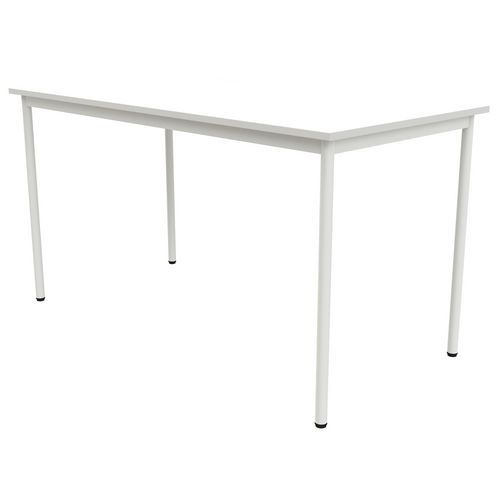 Table 4 pieds droits 180 x 80 cm stratifié ABS