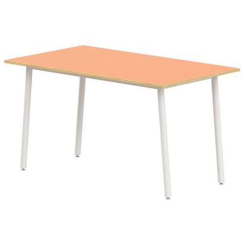 Table 4 pieds inclinés 200 x 80 cm stratifié ABS