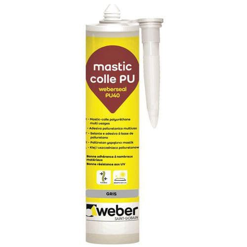 Mastic-colle PU - Weberseal - 300 mL