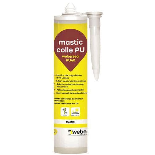 Mastic-colle PU - Weberseal - 300 mL