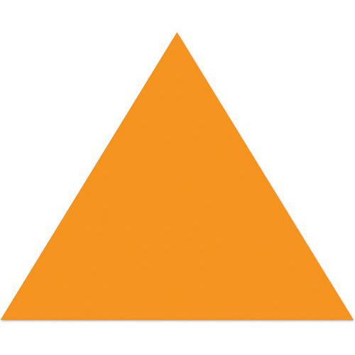 Pointe de flèche adhésive LeanStripe - Orange - Ergomat