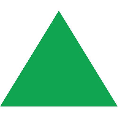 Pointe de flèche adhésive LeanStripe - Vert - Ergomat