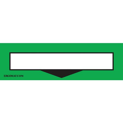 Protection pour étiquette marquage au sol DuraStripe - Vert - Ergomat