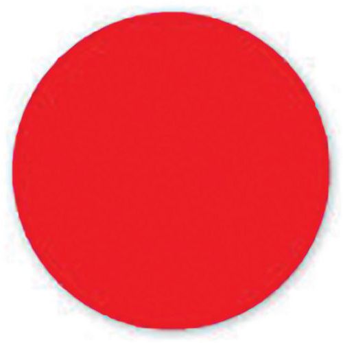 Rond adhésif de marquage au sol LeanStripe - Rouge - Ergomat