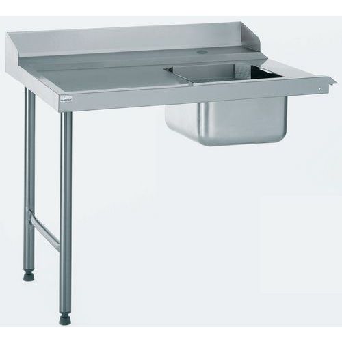 Table d’entrée sans TVD - Raccord à droite 1100mm - Tournus equipement