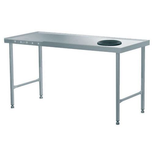 Table de tri avec départ en angle à gauche - Tournus equipement