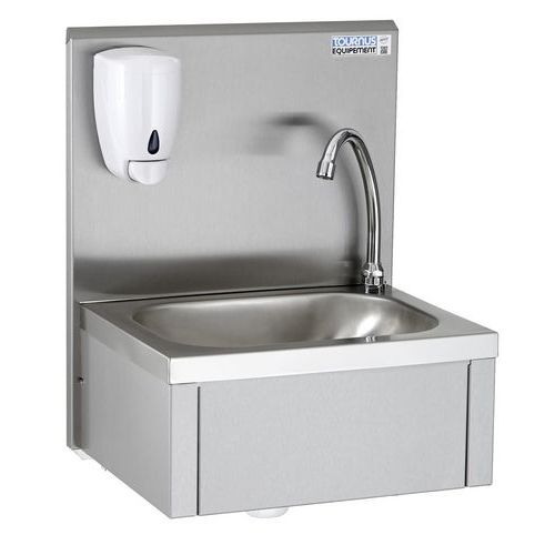 Lave-mains support de 540mm - distributeur savon - Tournus equipement