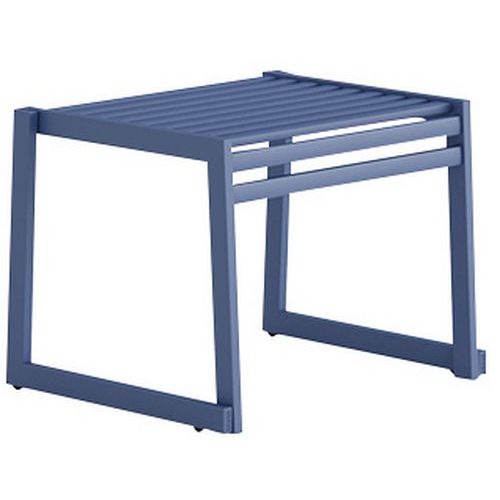 Banc sans dossier en acier galvanisé - 60 cm - Urbantime