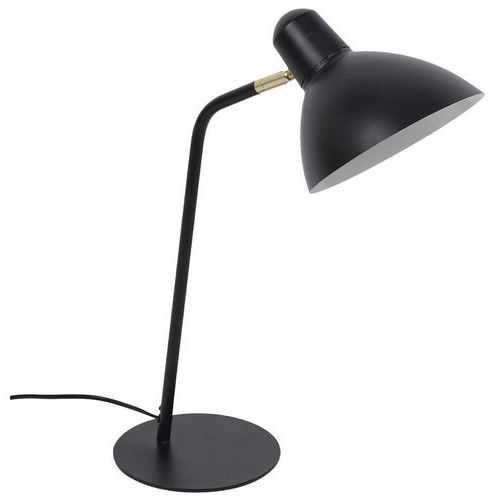Lampe métal Corep MARCEL H43cm noir mat/laiton