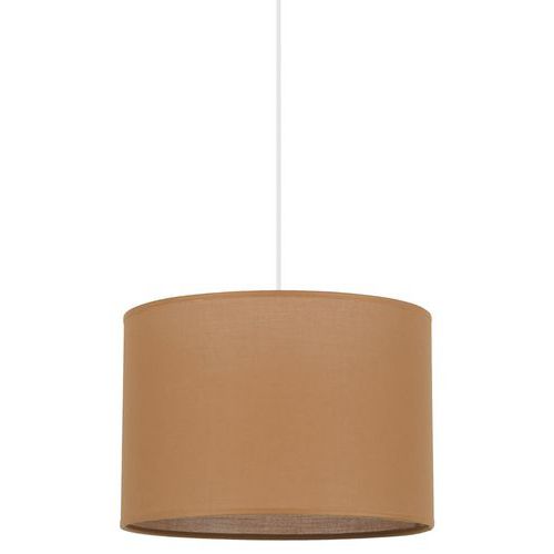 Suspension cylindre en coton uni