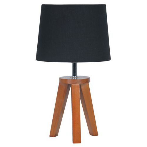 Lampe bois Corep YOGA H33.5 cm