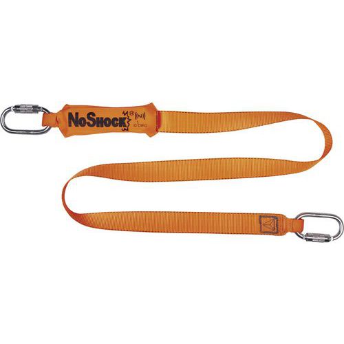 Antichute absorbeur d'energie longe sangle 2 m + 2 connecteurs double-action