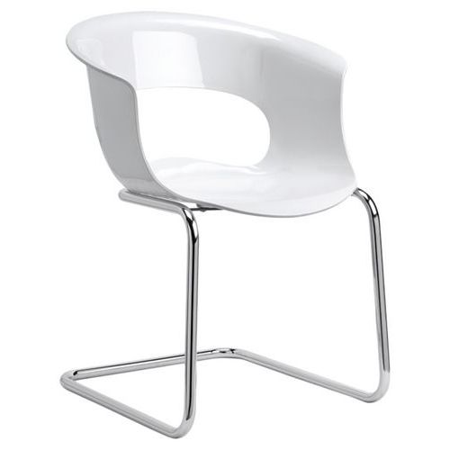 Fauteuils Miss B antichoc pied en suspension acier chromé Fauteuils Miss B antichoc pied en suspension acier chromé