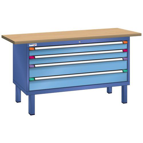 Établi XXL 150x70x84 cm multiplex Thurmetall