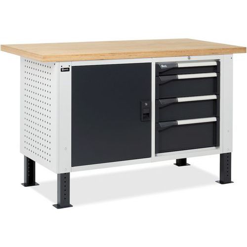 Etabli Master BR - 1500x750x740/1115 mm - Fami
