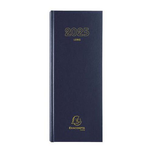 Agenda bureau Long Euros et Cents 1 jour - Assortis - Exacompta