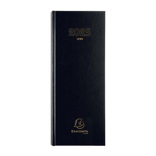 Agenda bureau Long Euros et Cents 1 jour - 13,5x32,1cm - Exacompta