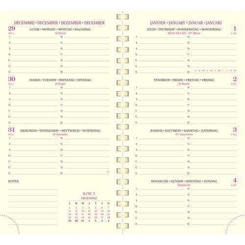 Recharge agenda Eurotime 16S - Exacompta