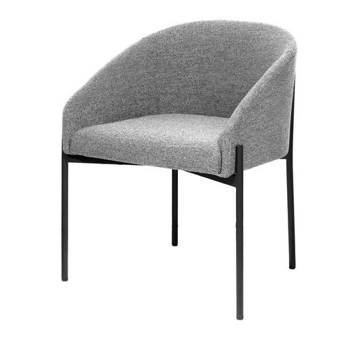 Fauteuil Milo - Structure noire - Meet By Paperflow