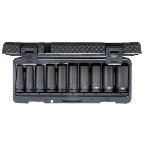 Jeu douilles impacts 1/2 10pcs K 19 L-010 - Gedore