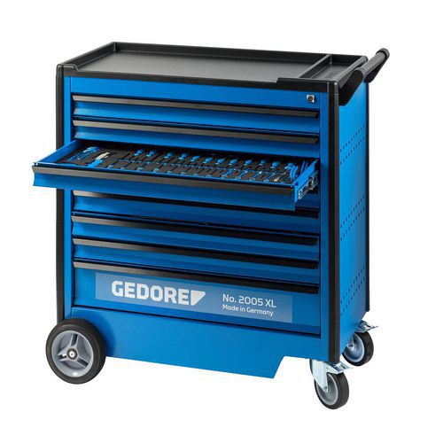 Servante avec équipement pour véhicules légers 466 pcs - Gedore