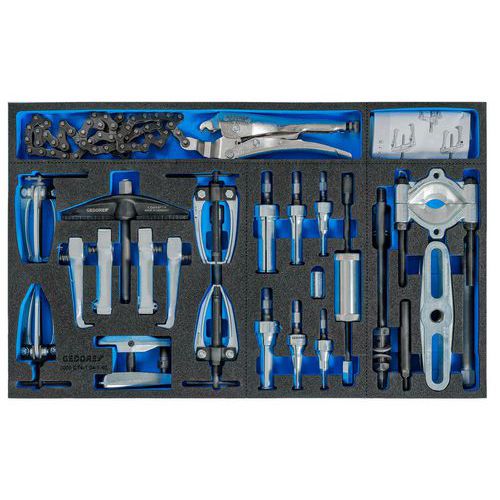 Ensemble extracteur séparateur externe-interne 28pcs- Gedore