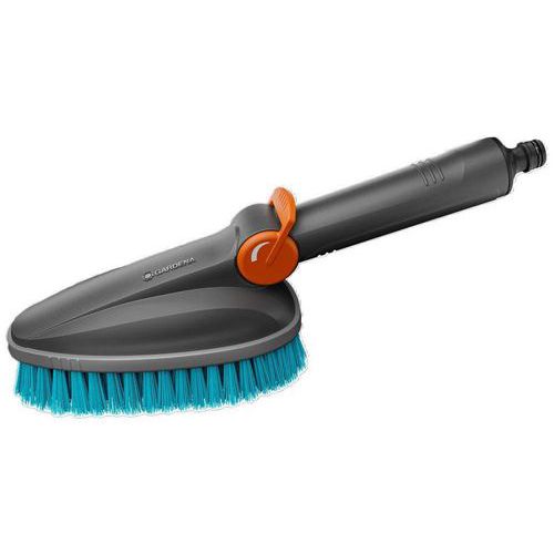 Brosse de lavage à main M CleanSystem jet d'eau réglable - Gardena