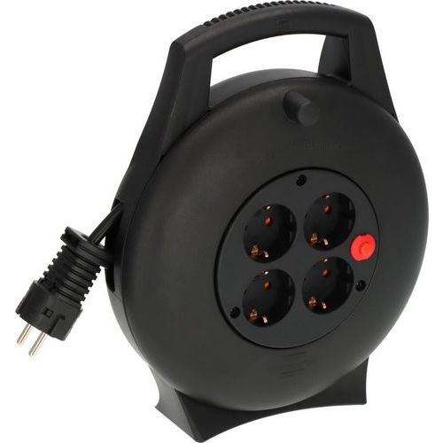 Enrouleur de câble VarioLine VL2X 10m noir