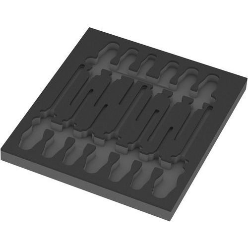 Module mousse tournevis-burin 1 vide - Wera Module mousse tournevis-burin 1 vide - Wera